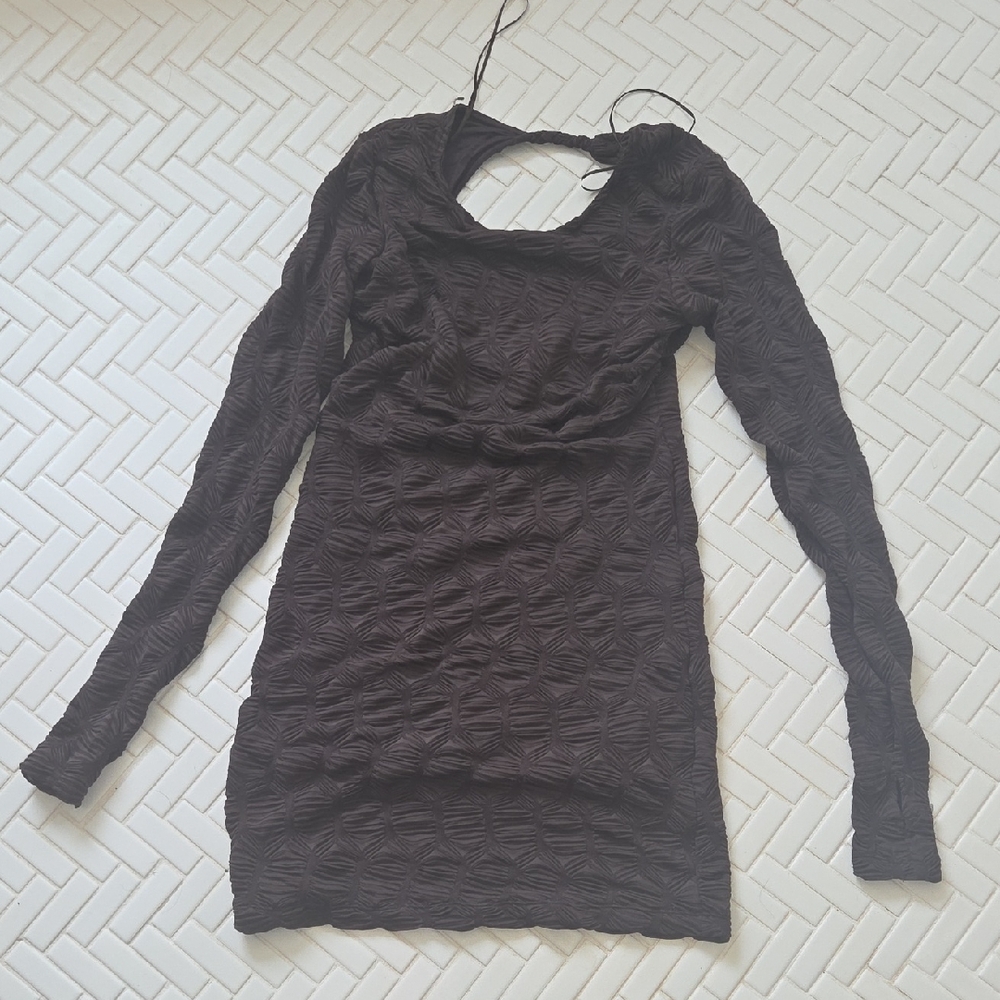 Free People Paulie Mini Dress Hot Fudge